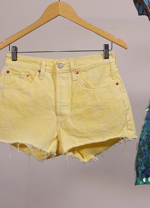 Женские джинсовые шорты levi's 501 original