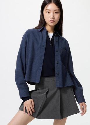 Сорочка фланелева uniqlo (480832)
