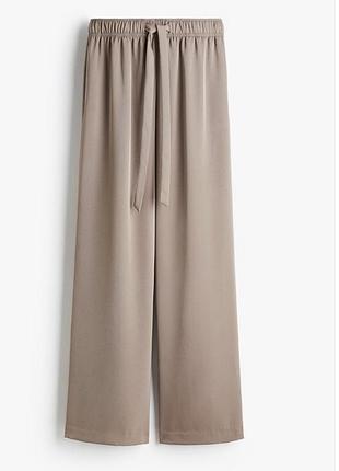 Стильні сатинові штани палаццо h&m