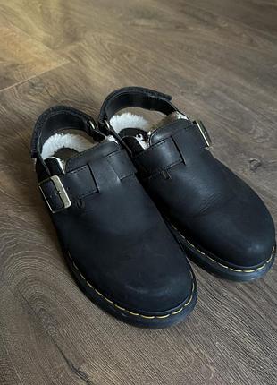 Шкіряні сандалі dr. martens jorge ii