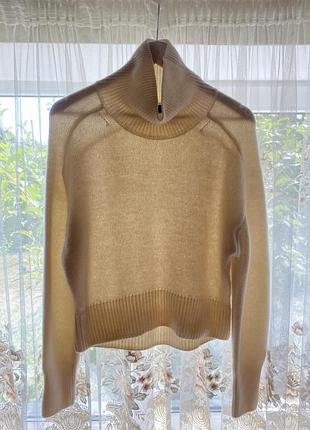 Massimo dutti wool cashmere светр-гольф