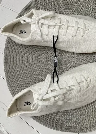 Шкіряні балетки zara 39 розмір