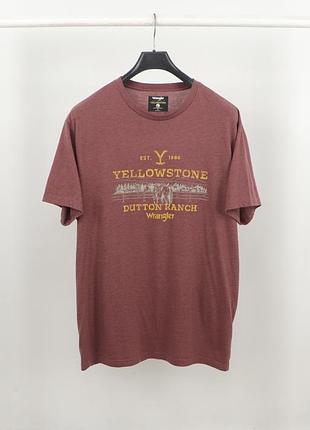 Чоловіча футболка wrangler x yellowstone