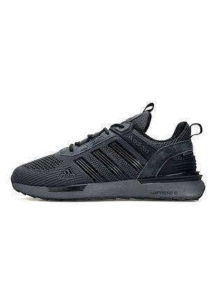 Кроссовки мужские adidas climacool dark grey black