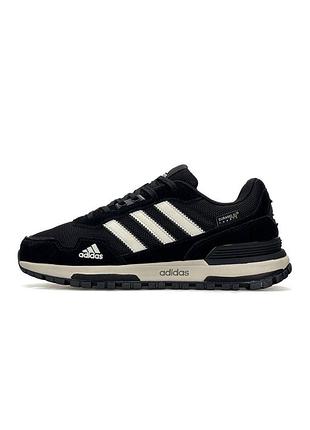 Кроссовки мужские adidas zx 700 black white beige