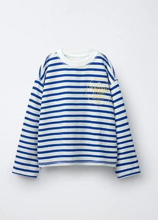 Лонгслив, лонг в полоску, свитшот zara зара
