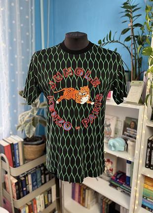 H&m kenzo jongle men’s чоловіча футболка кензо з принтом л