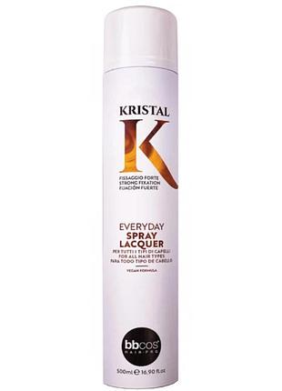 Спрей-лак bbcos для волос kristal everyday spray lacquer 500 мл