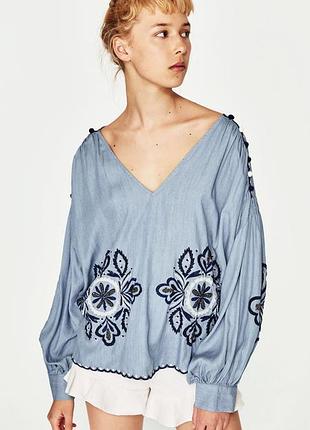 Вишита сорочка zara