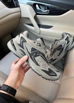 Мужские коричневые кроссовки new balance 725 beige black winter termo fleece x нью беланс 41
