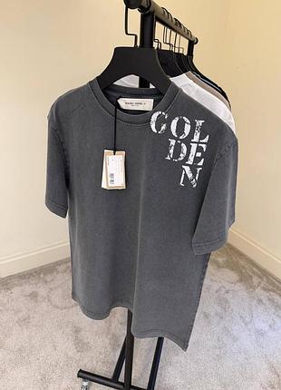Чоловіча футболка golden goose унісекс сіра