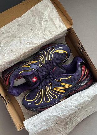 Фіолетові чоловічі кросівки new balance 1890 purple yellow red х нью беланс 42