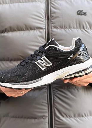 Чоловічі чорні кросівки new balance 1906r black white х нью беланс 42