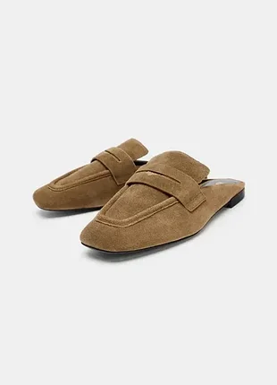 Лофери шкіряні zara 39 розмір