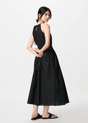 Сукня uniqlo чорна halter neck dress