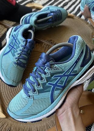Жіночі кросівки asics gt 2000 оригінал асікс асікси 24,5 см блакитні яскраві