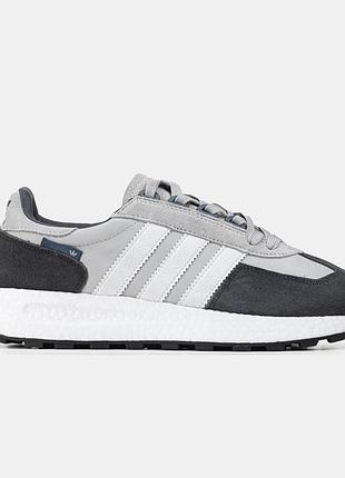Мужские серые кроссовки adidas retropy e5 grey white х ретропи 44