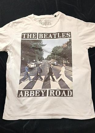 Футболка мужская хлопок принт beatles