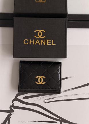 Кошелек chanel mini черный