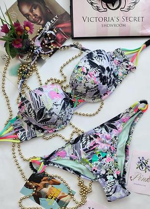Victoria's secret 36c 80c l 40 купальник бандо бразильянки ітси