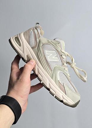 Женские бежевые кроссовки new balance 530 beige oiive х нью беланс 40