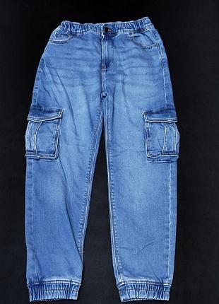 Джинсы-джоггеры карго primark 134-140р 8133