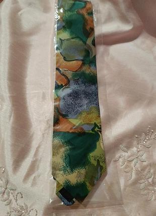 Jino poli новый галстук винтажная 1997рока 100% silk в оригинальной упаковке