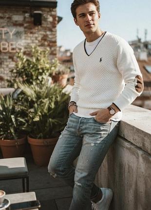 В'язаний чоловічий светр polo ralph lauren