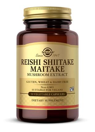 Reishi shiitake maitake mushroom extract - 50 vcaps