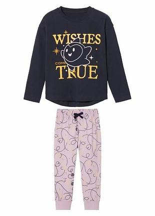 Піжама (лонгслів і штани) для дівчинки disney wish 458542 098-104 см (2-4 years) різнобарвний