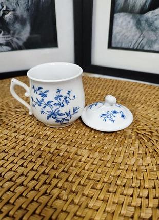 Винтажная фарфоровая сахарница royal worcester rhapsody (англия, 1975)
