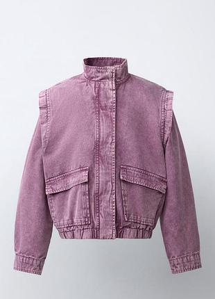 Джинсова курточка zara 11-12 років
