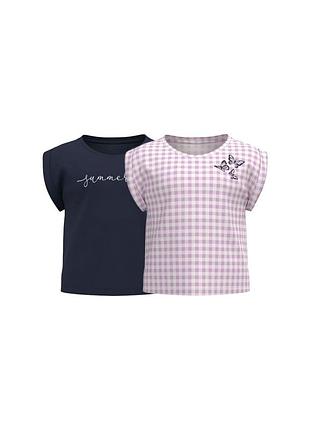 Футболка набор 2 шт. для девочки lupilu lidl 405717 098-104 см (2-4 years) комбинированный