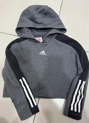 Вкорочений худі adidas