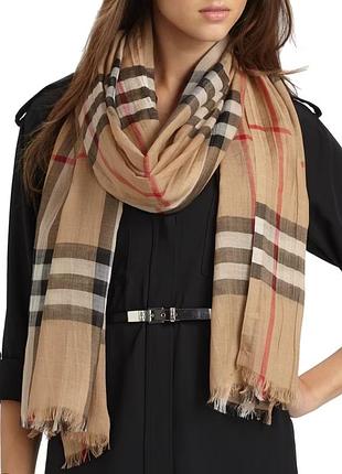 Лёгкий палантин burberry