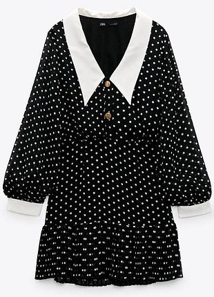 Сукня,плаття в горох zara