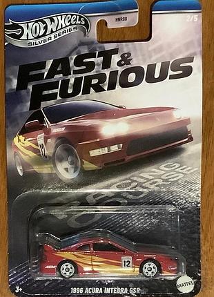 Машинка хот вилс hot wheels silver series fast &amp; furious