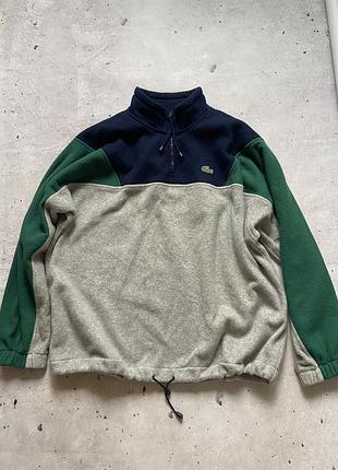 Вінтажний флісовий світшот lacoste 80-х р