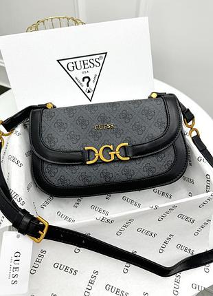 Сумка женская guess синий через плечо гесс