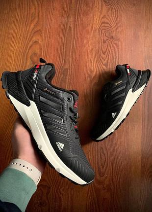 Кроссовки мужские adidas equipment terrex fleece dark gray &amp; white👟