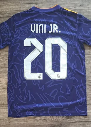 Футбольна футболка real vini jr. 20 (12-16 лет)