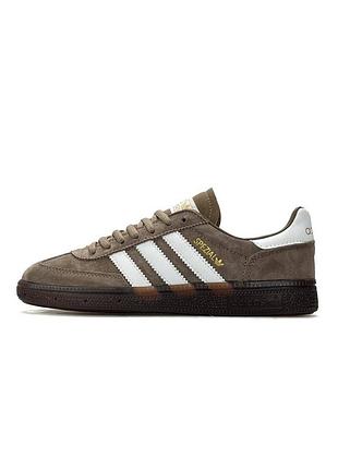 Кроссовки женские adidas spezial brown white