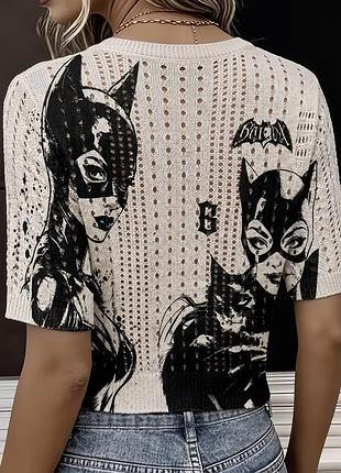 Кардиган кофта жінка кішка batman накидка болеро