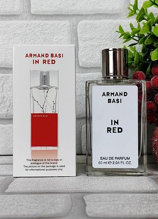 Цветочный женский аромат in red арман баси ин рэд красная веточка парфюмы