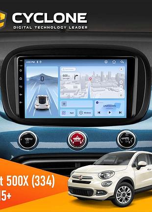 Штатна магнітола fiat 500x (334) 2015 cyclone c9-012 4x64 dsp 4g