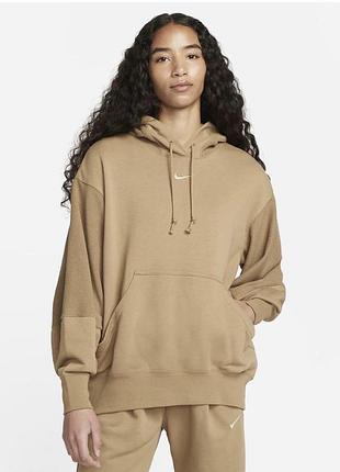 Жіноче худі nike nsw fleece, розмір xs-s, жіноча кофта nike, жіноча кофта з капюшоном nike, толстовка nike, світшот nike