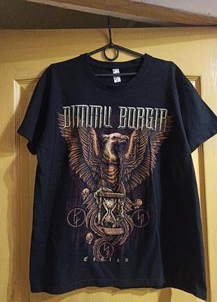 Как новая футболка dimmu borgir одета один раз идеальное состояние подойдет парню или девушке