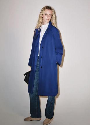 Нейлоновый тренч миди zw collection