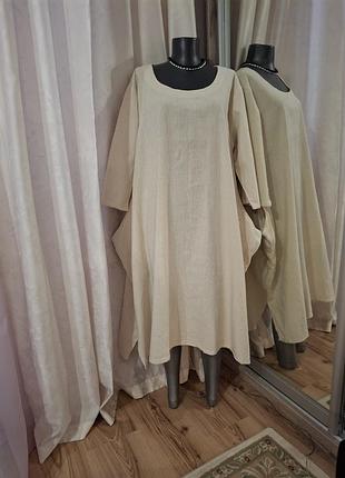 Котоновое с карманами платье 👗