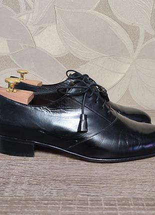 Мужские кожаные туфли, оксфорды, дерби fratelli rossetti size 8,5/42/27